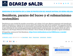 Benidorm, paradís del busseig i el submarinisme sostenibles